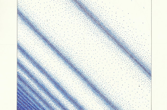 Ink study looking at repetition and intervals. Ink drawing on A4 220gm acid free heavyweight paper.
