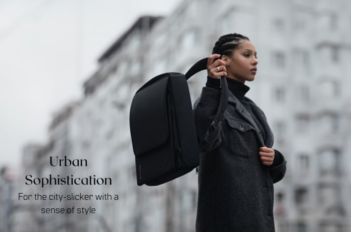 バッグ PleatPack slim one デザインも収納性もグッド！ マグネットで容量拡張もできる