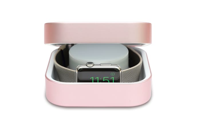 Amber apple watch charging case on sale