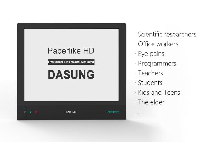 Paperlike 3 : A Smart E-ink Monitor Save Your Eyes | Indiegogo