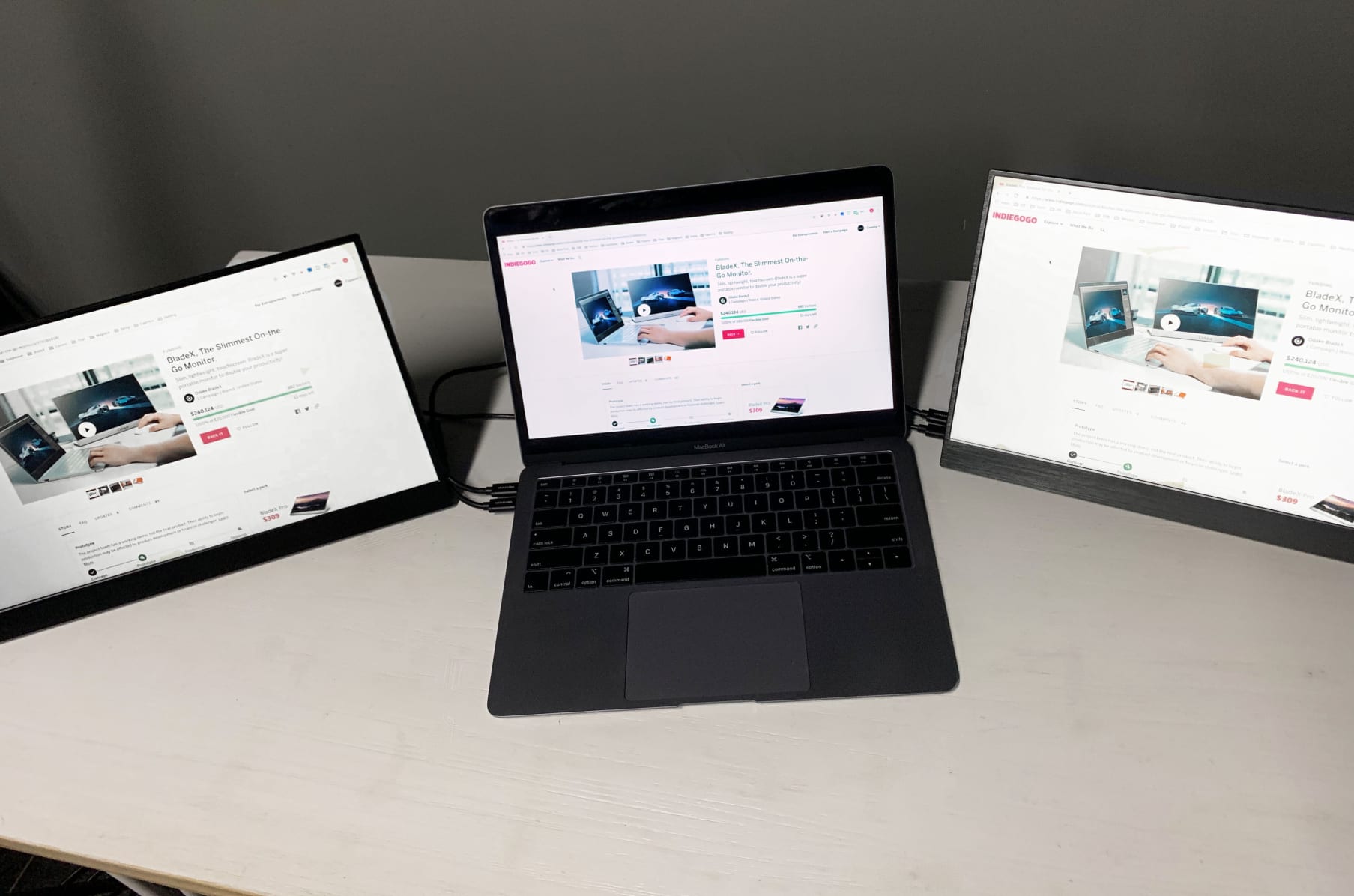 Bladex The Slimmest On The Go Monitor Indiegogo