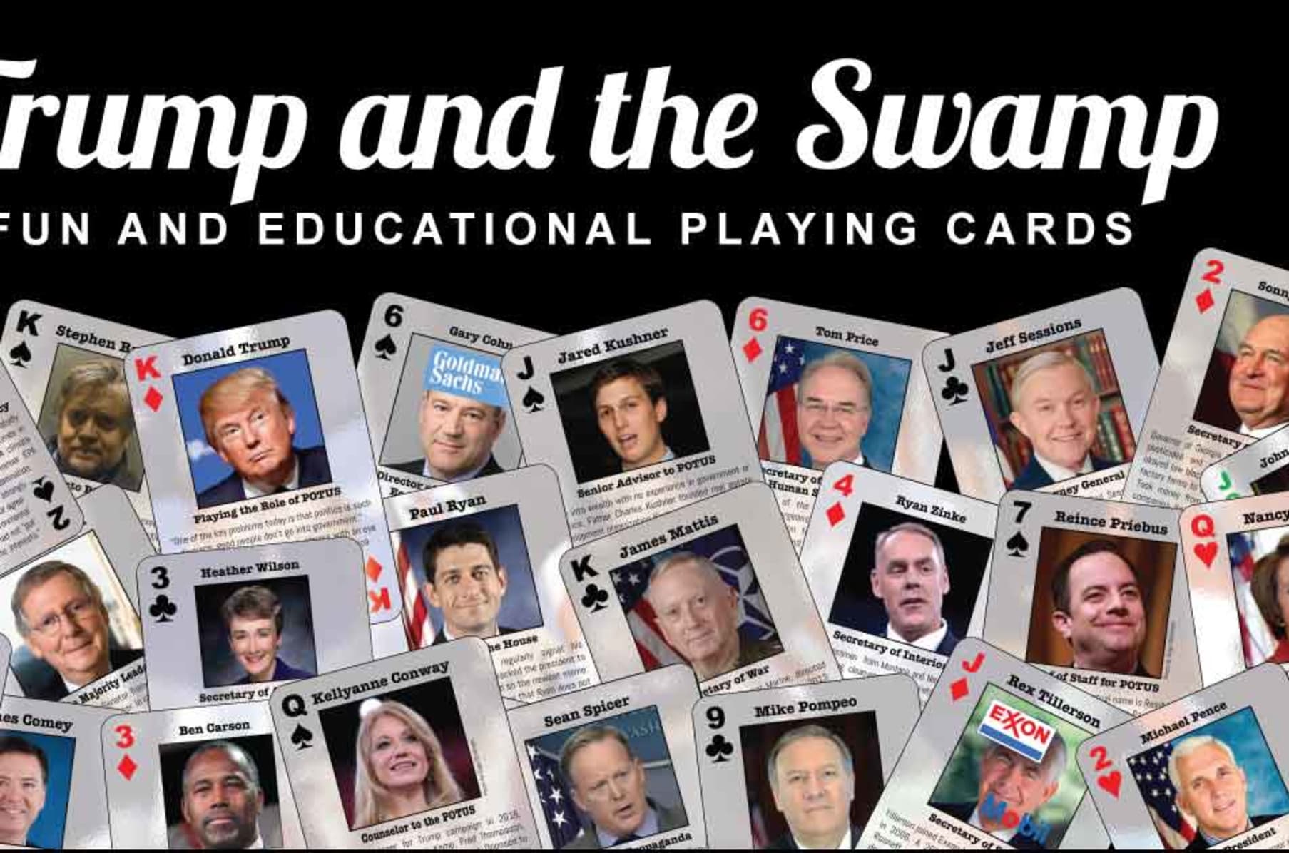 Trump The Swamp Playing Cards Indiegogo