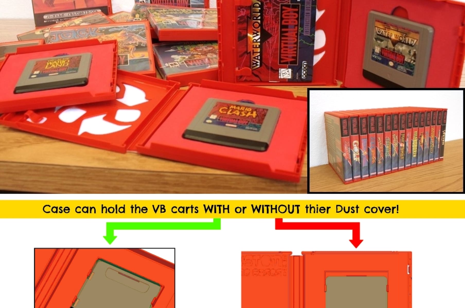 Virtual boy case Clearance