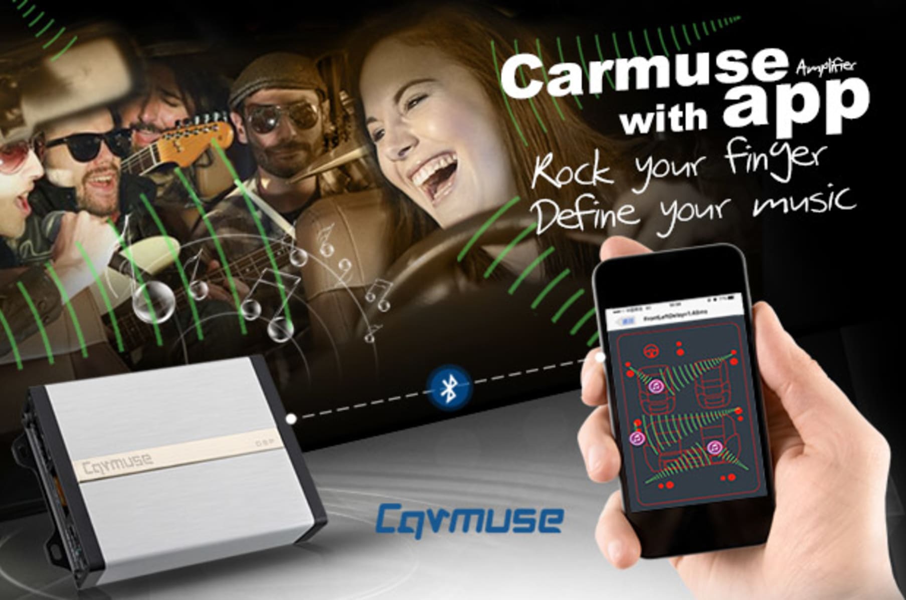 Carmuse First Car Amplifier With App Tuning Indiegogo