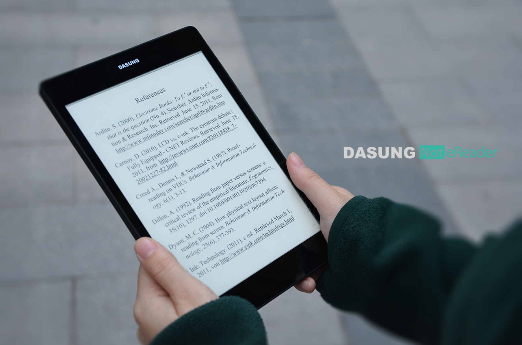 Not-eReader （E-inkタブレット機器）DASUNG社