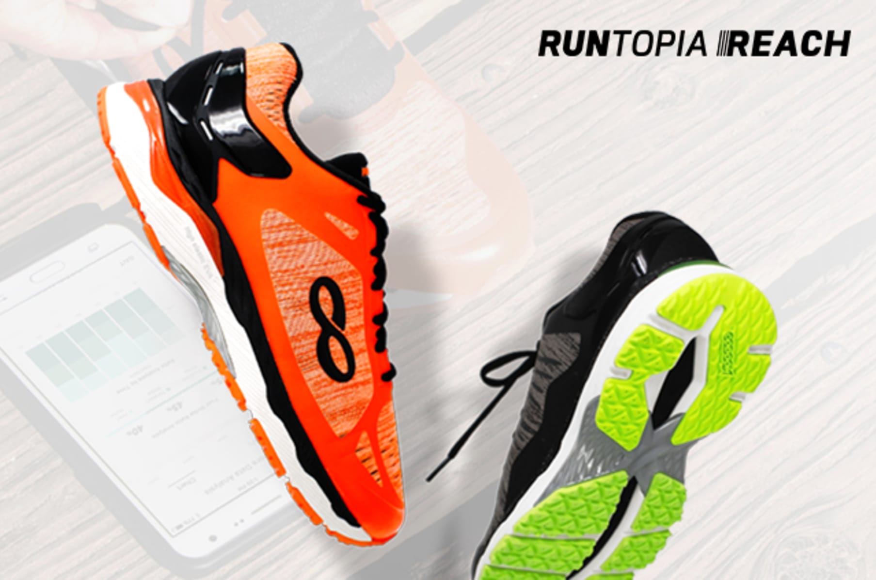 Runtopia Reach Smart Chip Equipped Sports Shoes Indiegogo