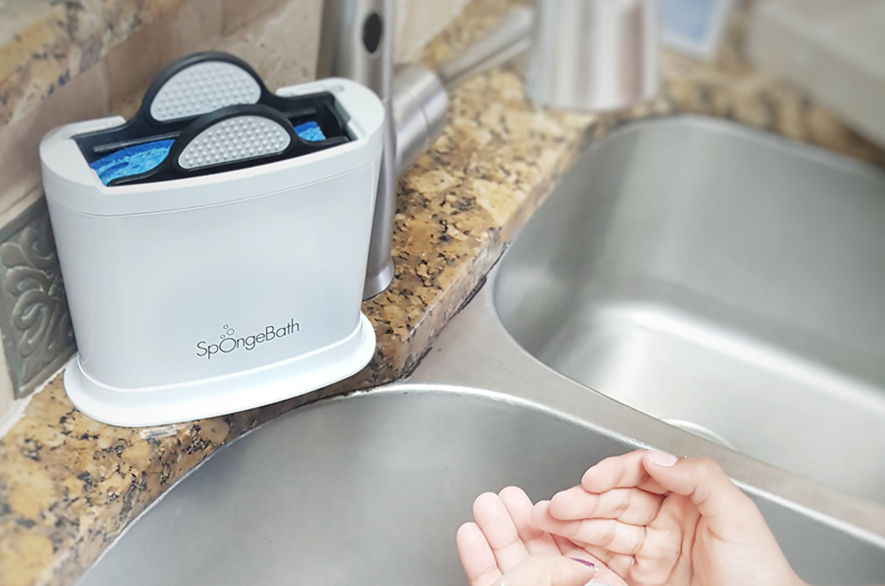 SpongeBath Sanitizing Sponge Holder Indiegogo