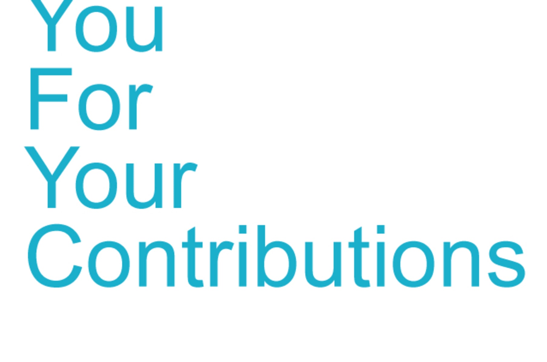 Thank You For Your Contributions Indiegogo