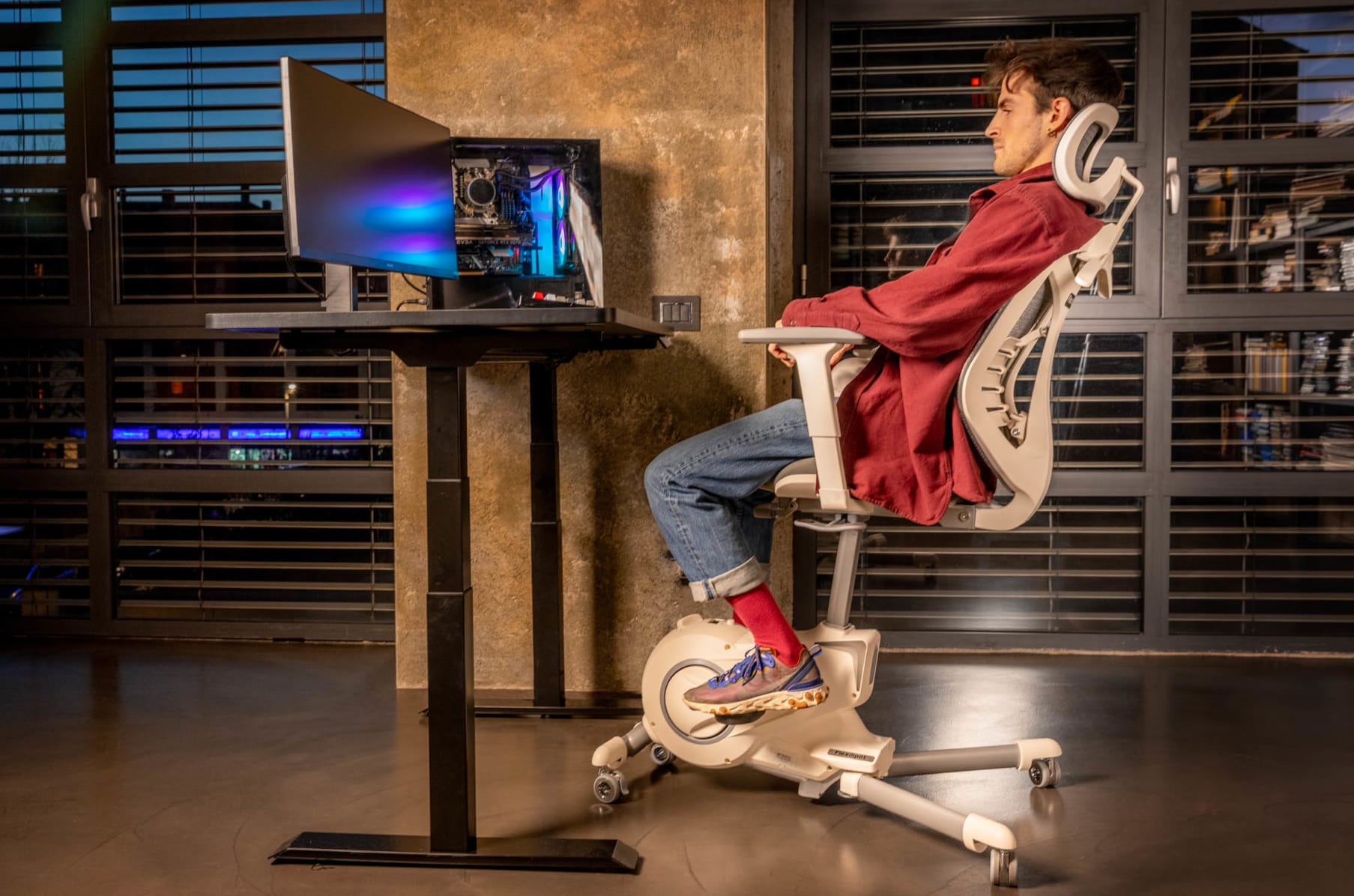 Chair hotsell bicycle exerciser