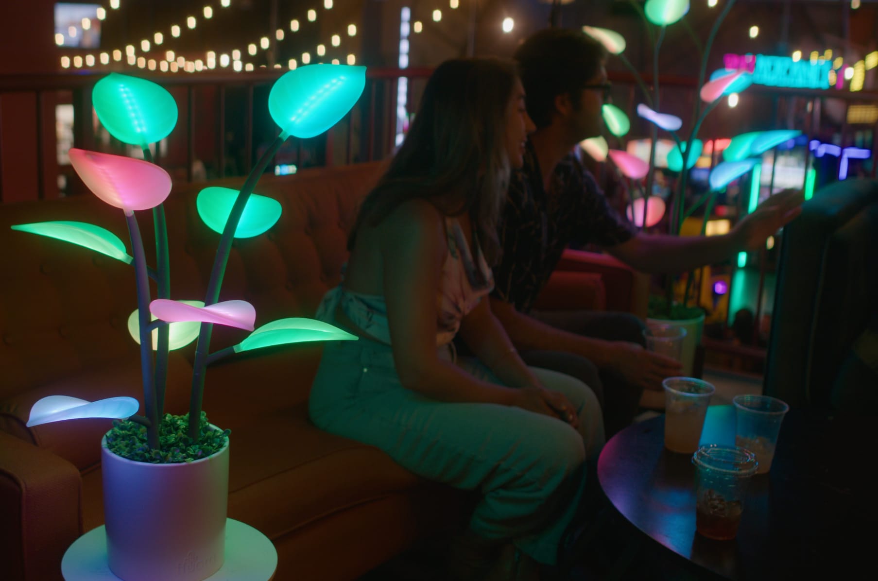 The magical led outlet houseplant