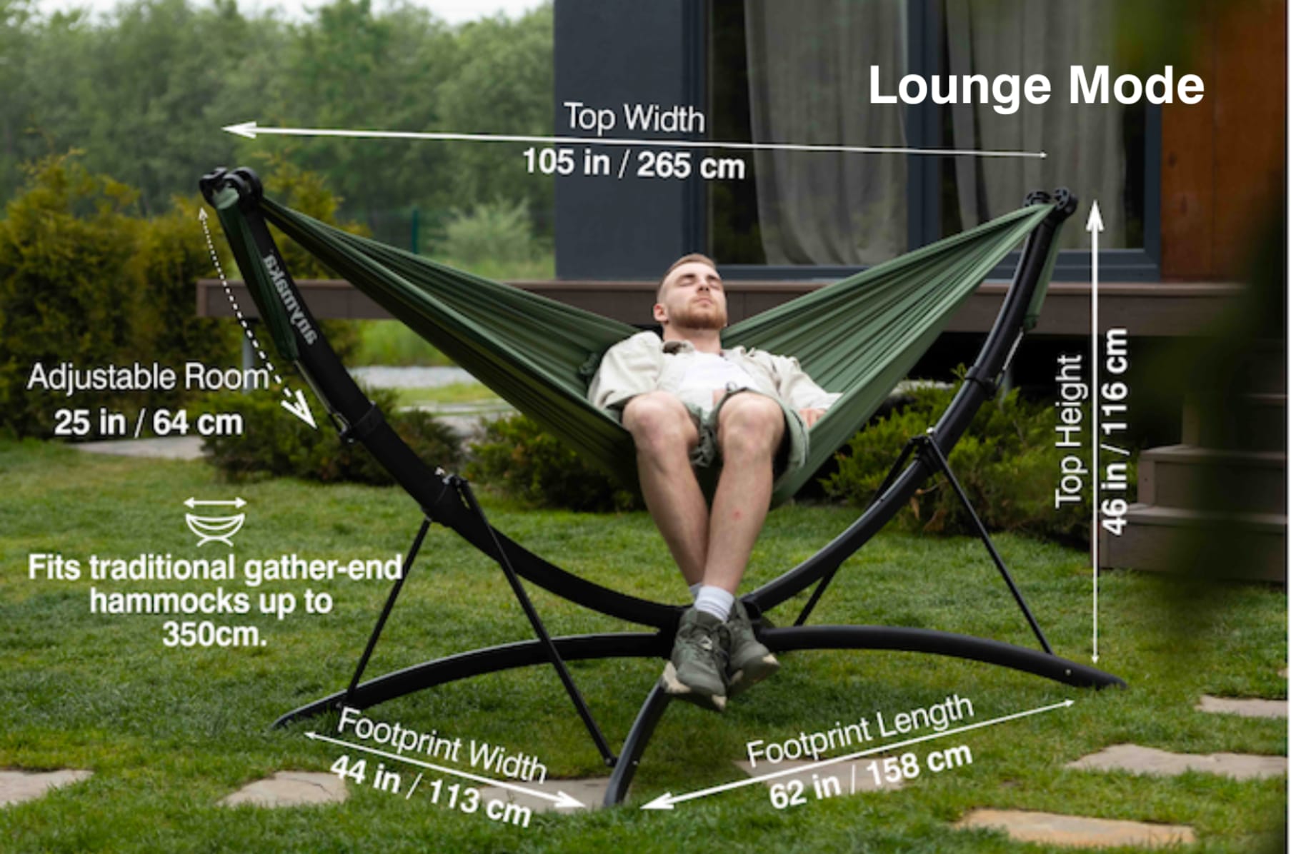 anymaka Portable Hammock Stand that Sets Up in 3s Indiegogo