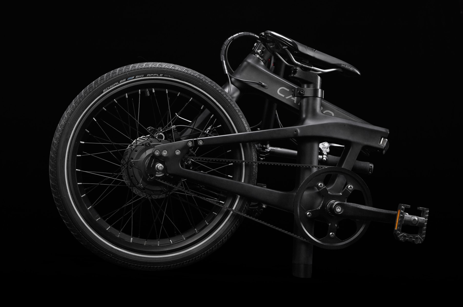 carbo folding electric bike