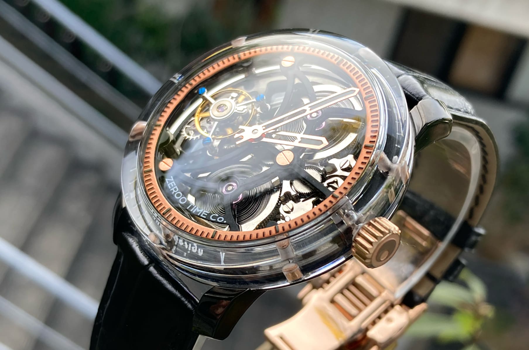 ZEROOTIME SKELETON MECHANICAL & TOURBILLON WATCH | Indiegogo