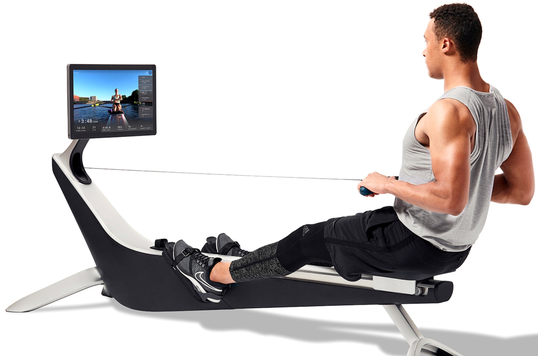 live outdoor reality rowing machine