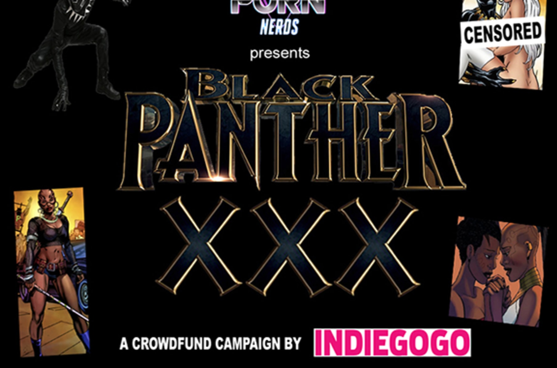 Black Widow Cartoon Xxx Bp - BLACK PANTHER XXX: An Adult Superhero Parody | Indiegogo