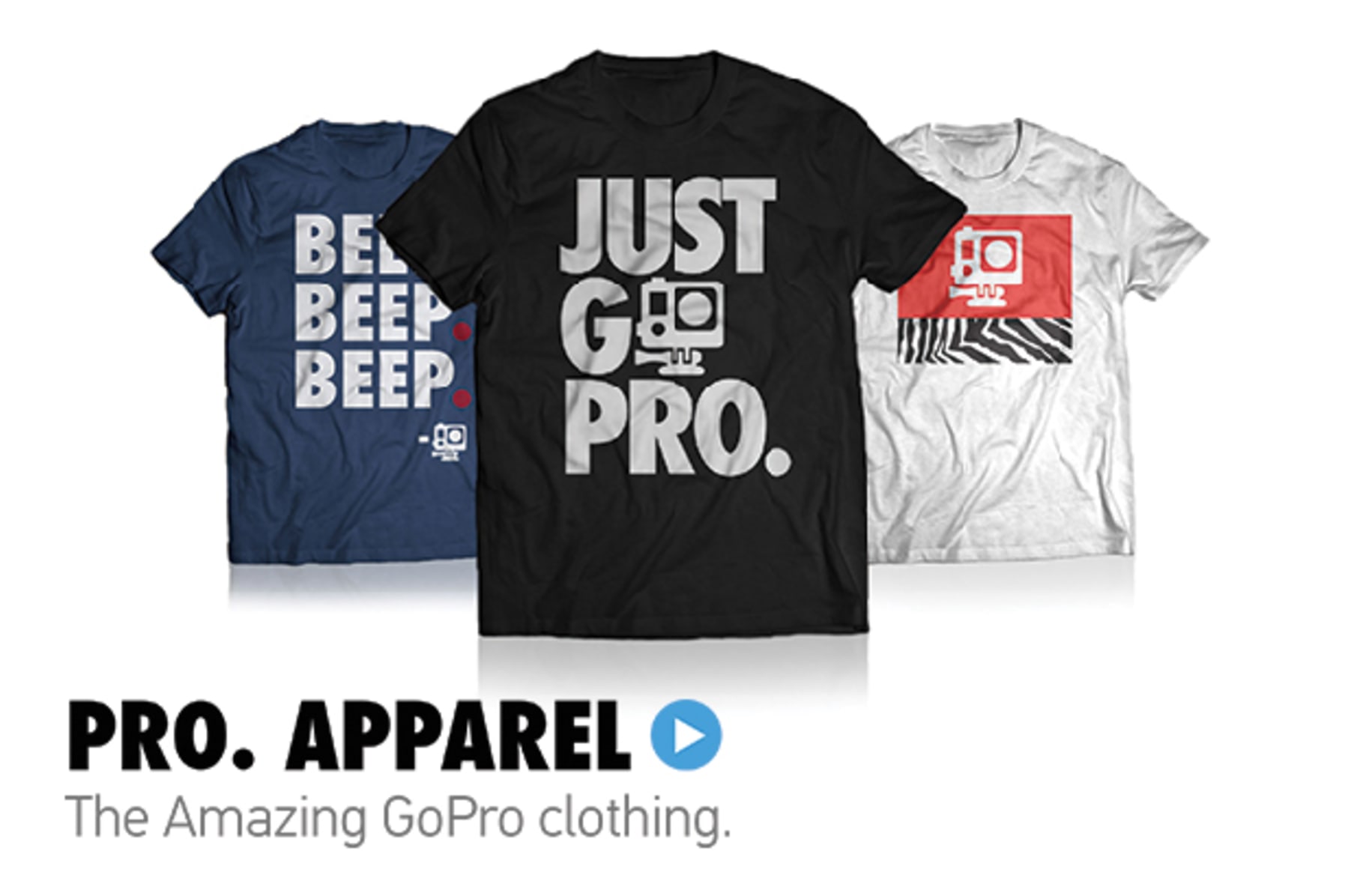 Gopro t shirt sales