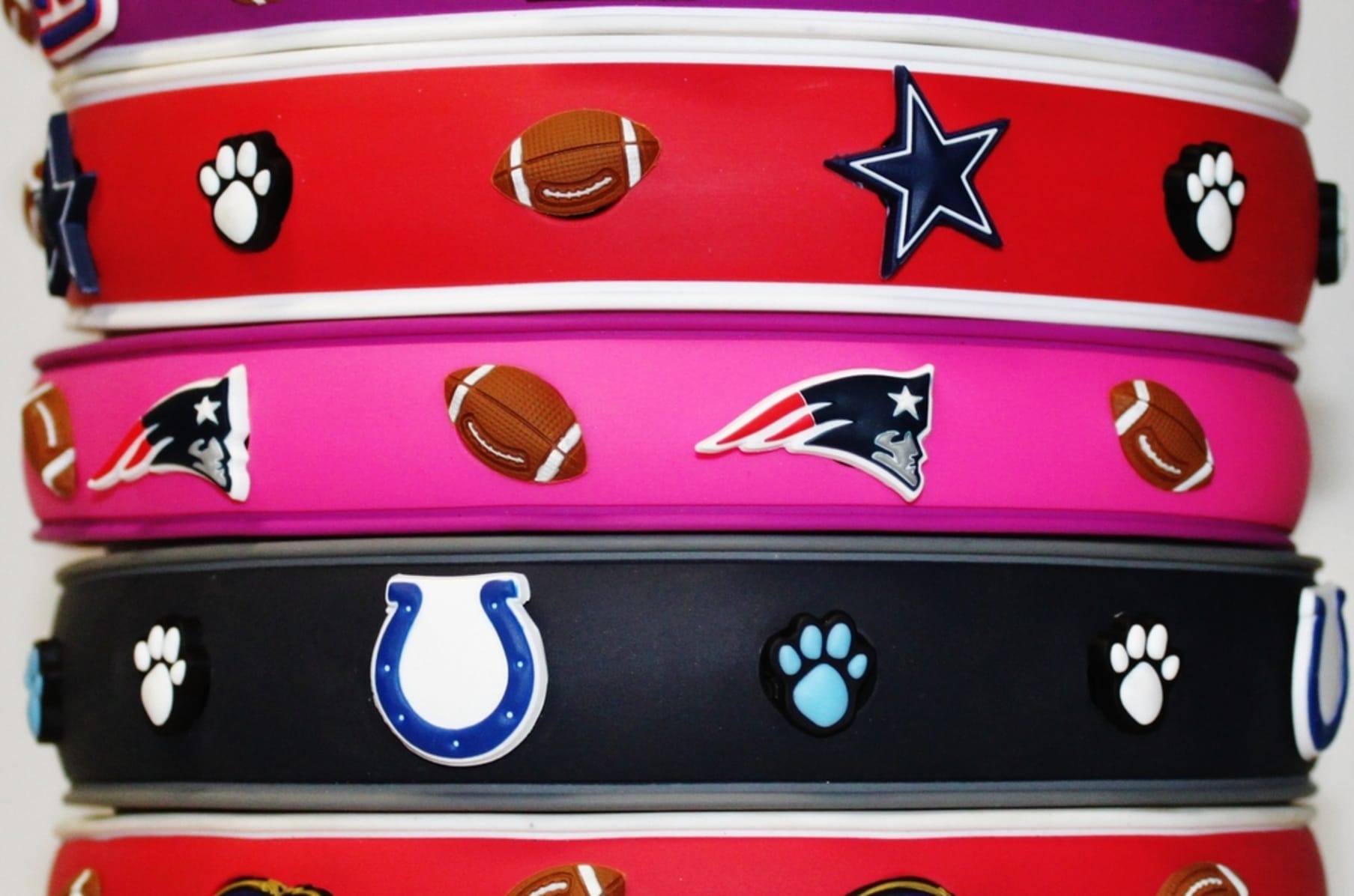 Rustic sales dog collars