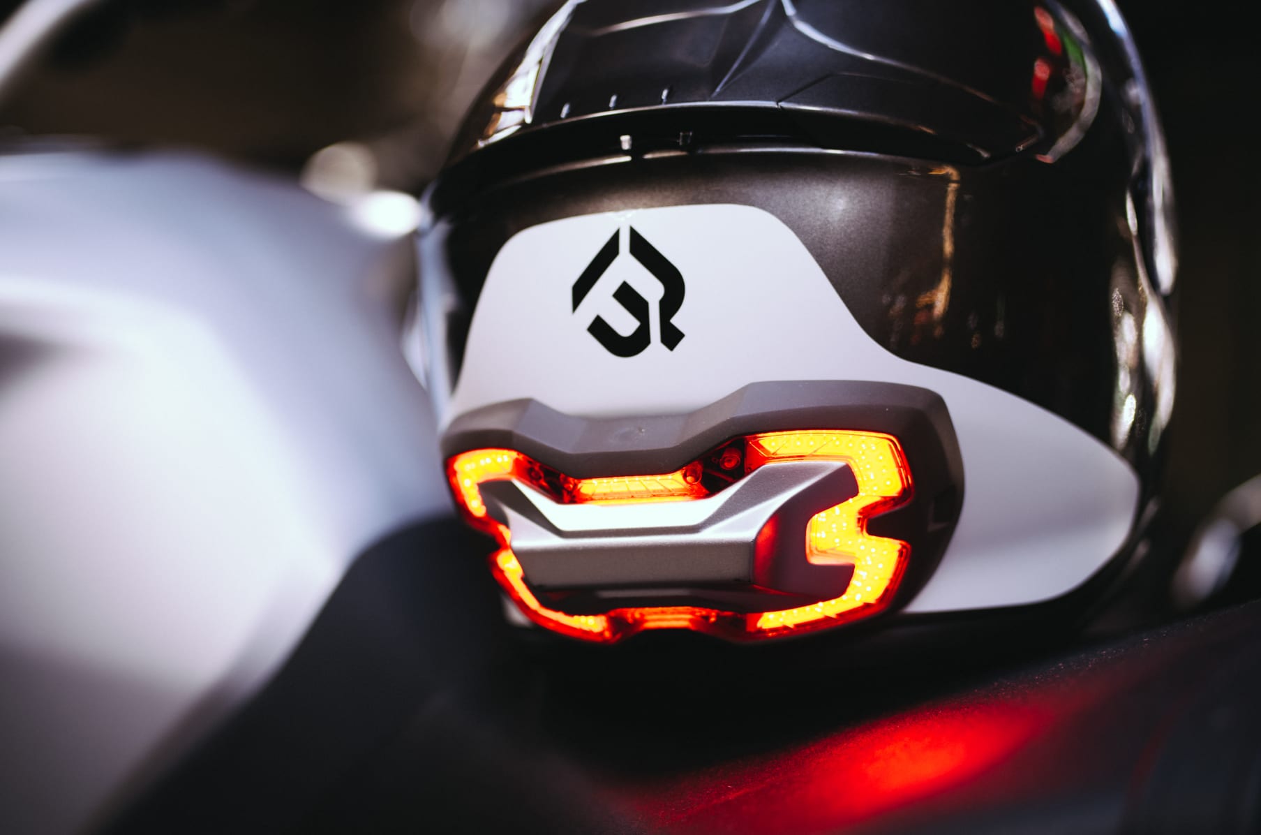 Bike helmet with brake light sale