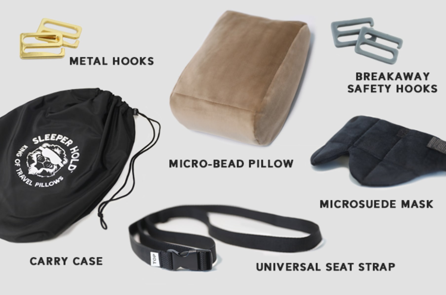 Sleeper Hold A travel pillow that actually works Indiegogo