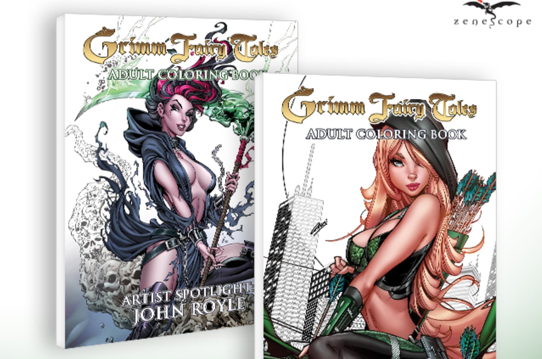 Grimm Fairy Tales Adult Coloring Book