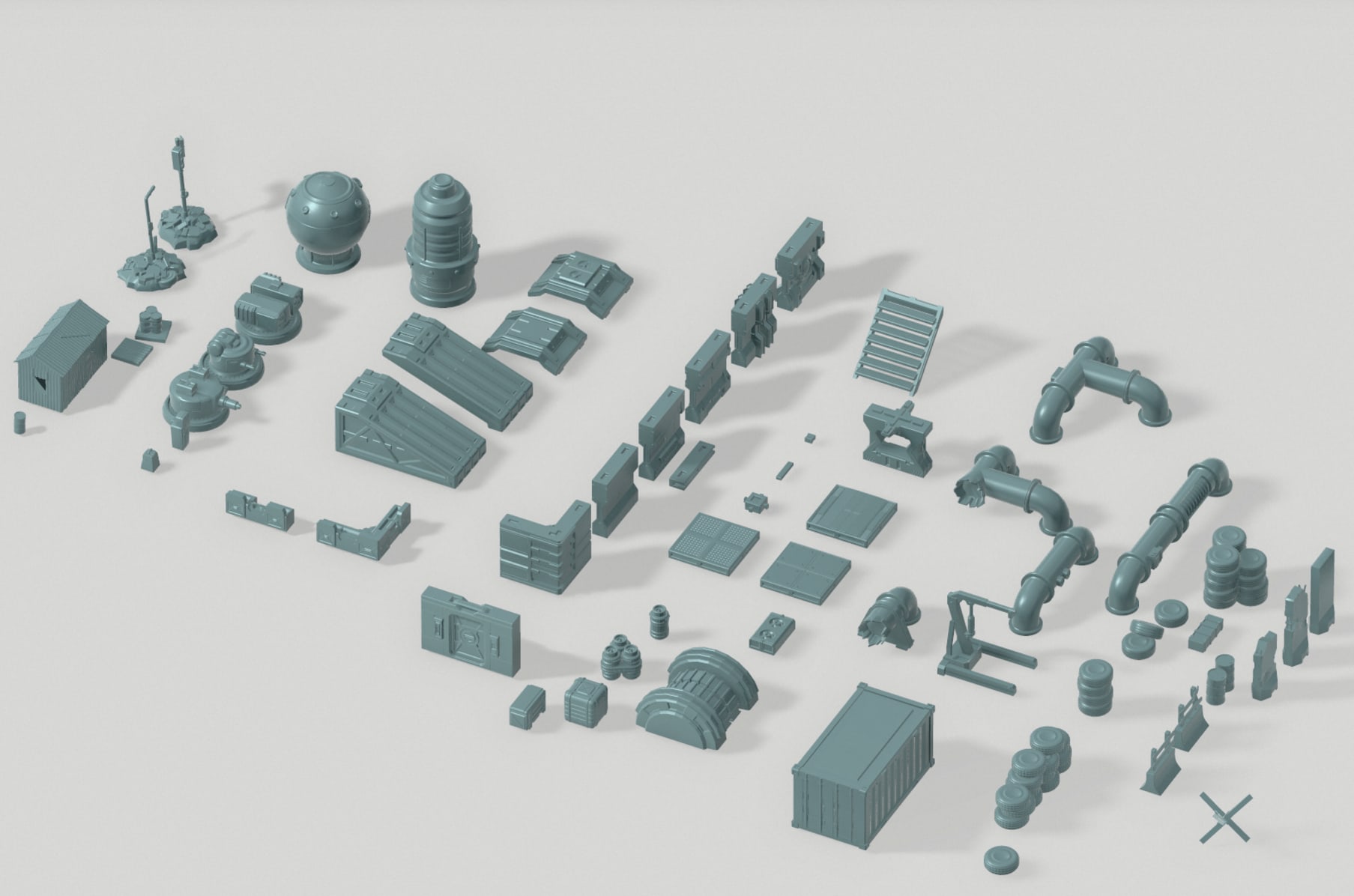 Post Apocaliptic Tabletop 3d Printable Terrain Indiegogo
