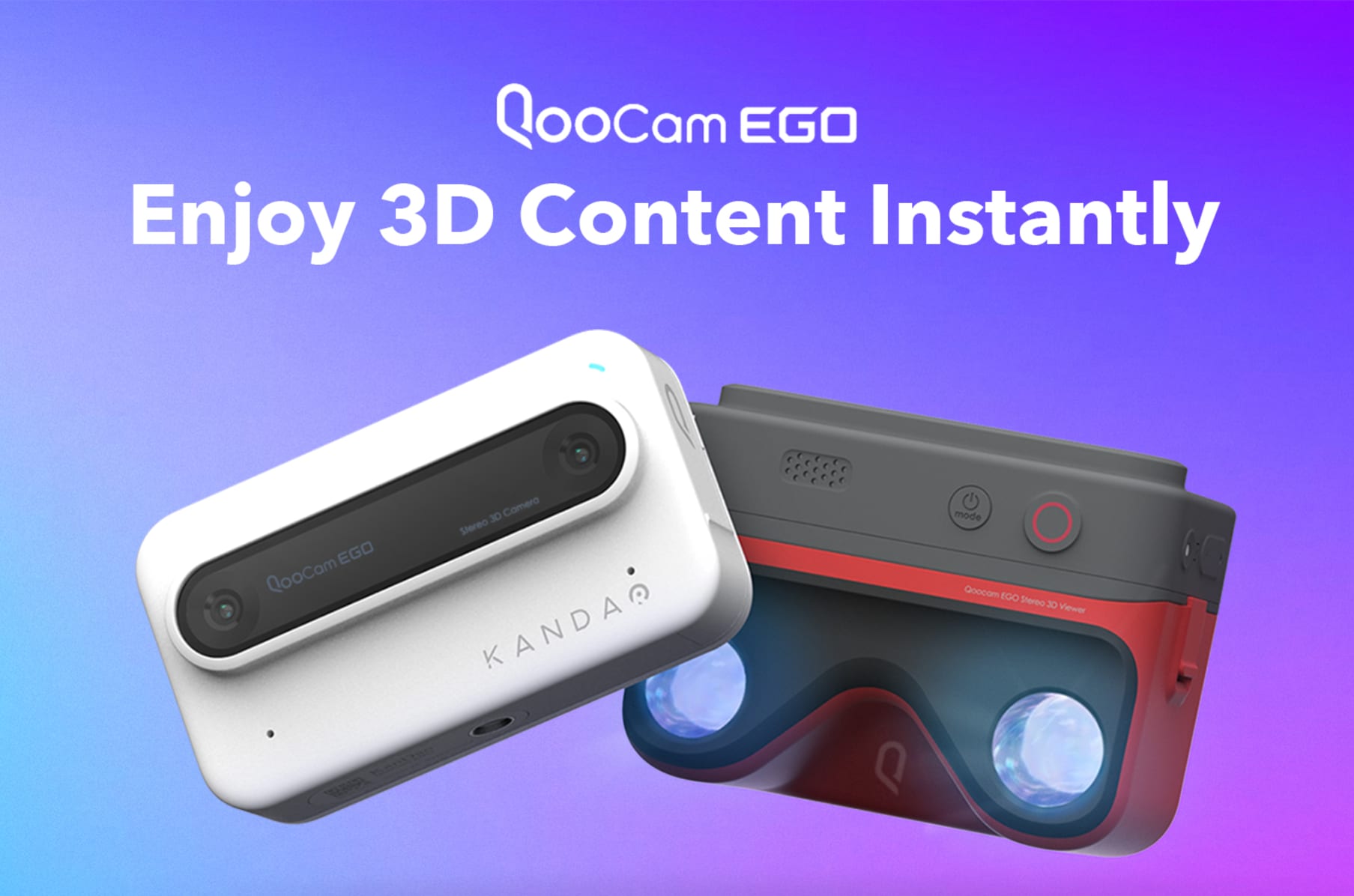 QooCam EGO, Enjoy 3D Content Instantly | Indiegogo