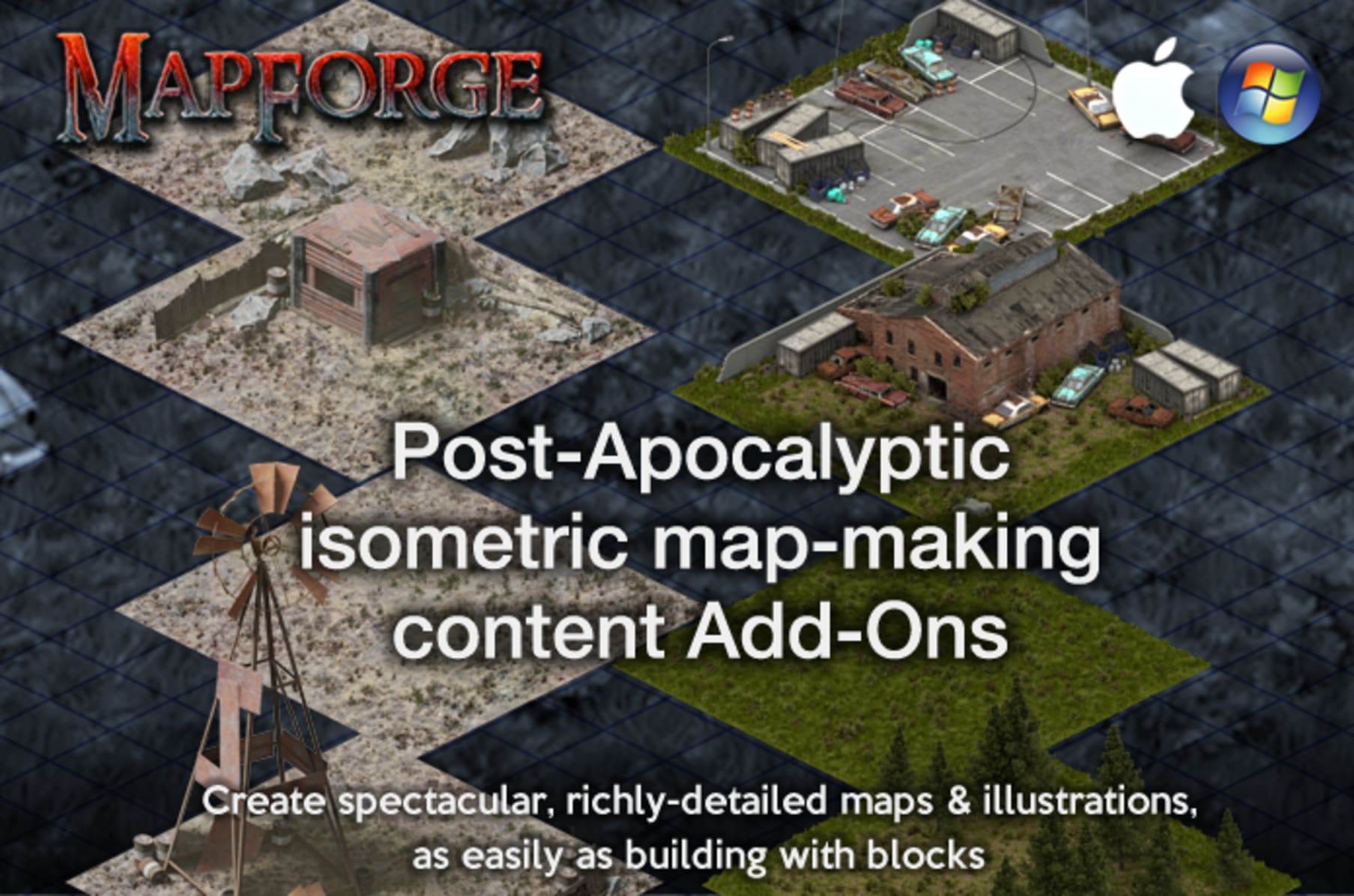 Post Apocalyptic Map Making Assets For Rpgs Indiegogo