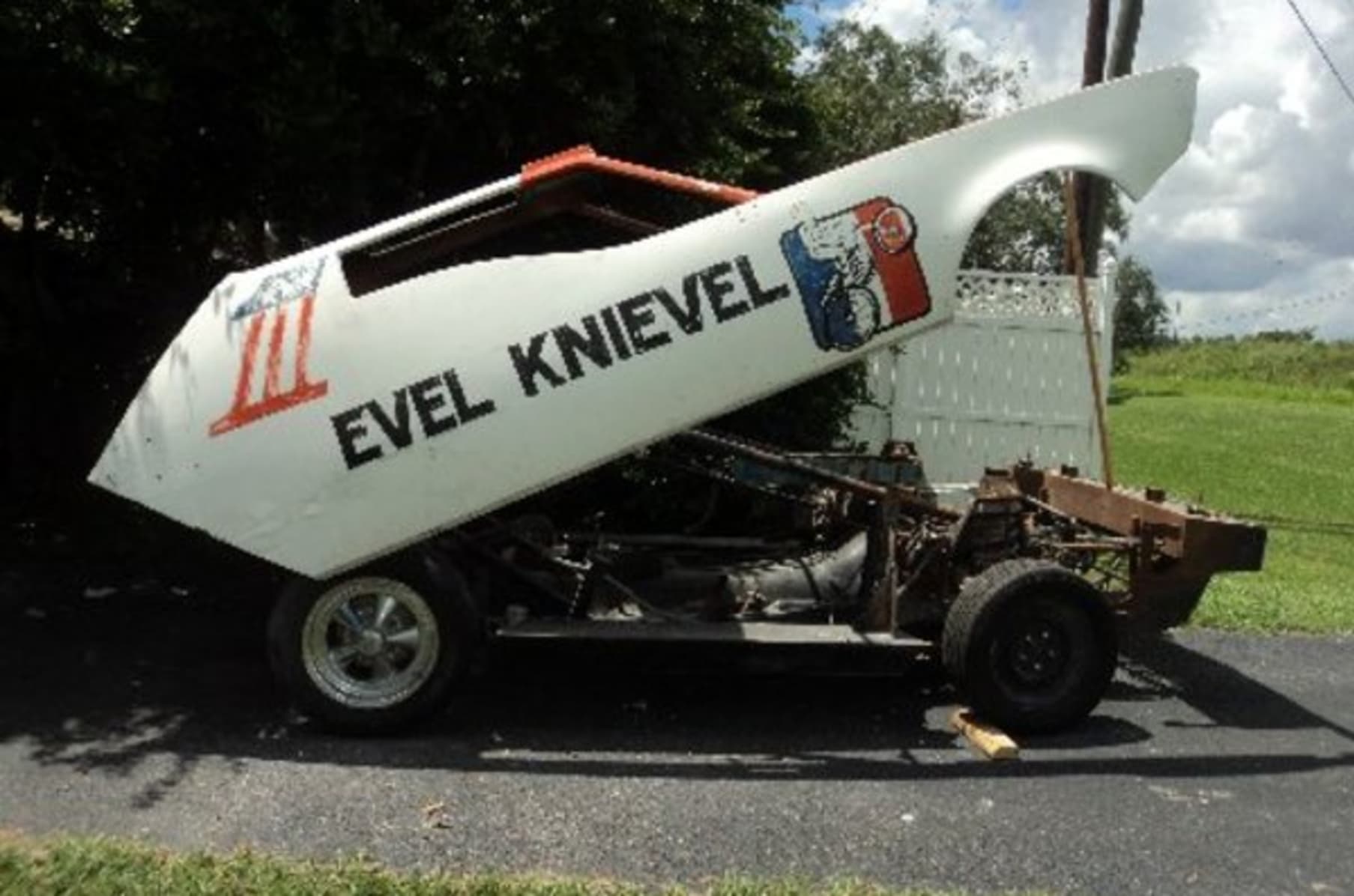 The Evel Knievel Stunt Crash Car Project Indiegogo
