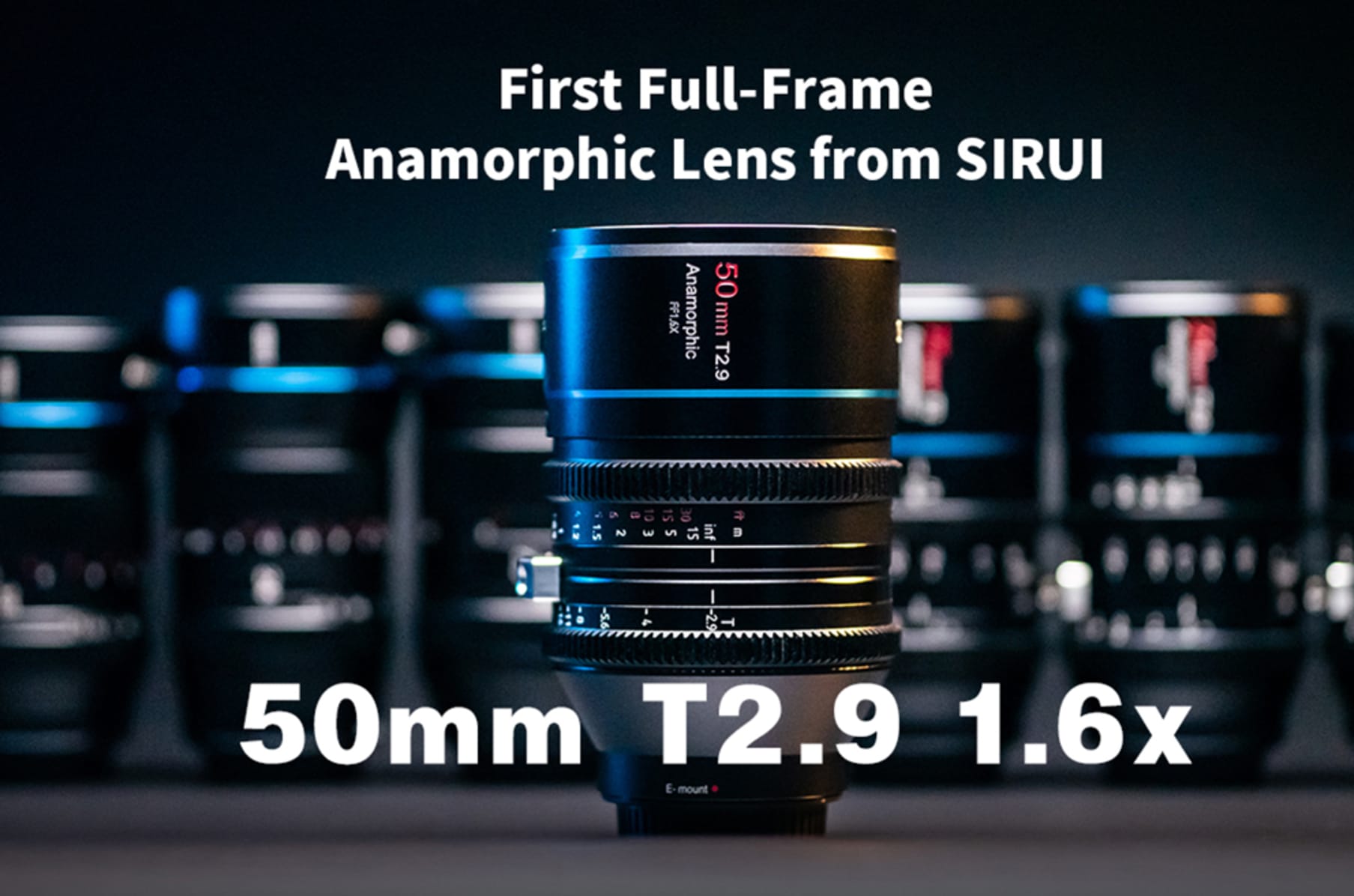 SIRUI 50mm T2.9 1.6x Full-Frame Anamorphic Lens | Indiegogo