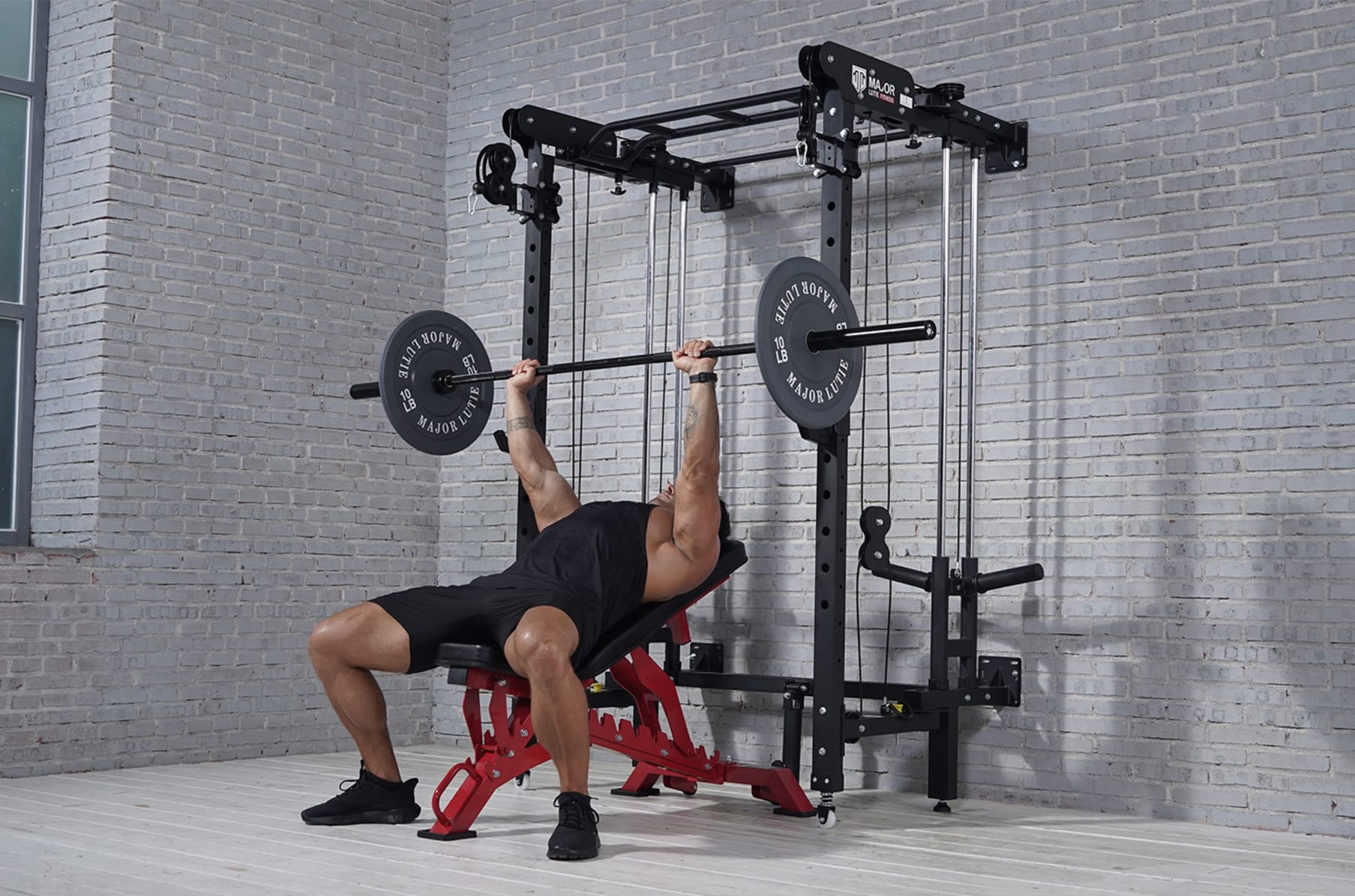 MAJOR FITNESS F35 All in one Folding Power Rack Indiegogo
