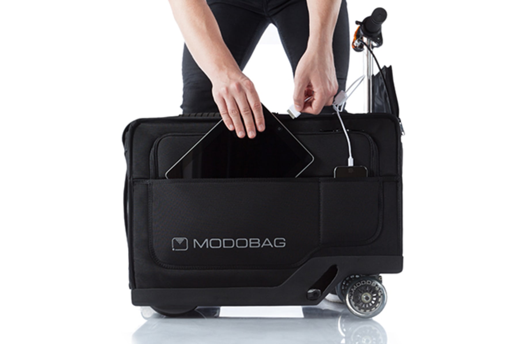 Modobag World s First Motorized Rideable Luggage Indiegogo