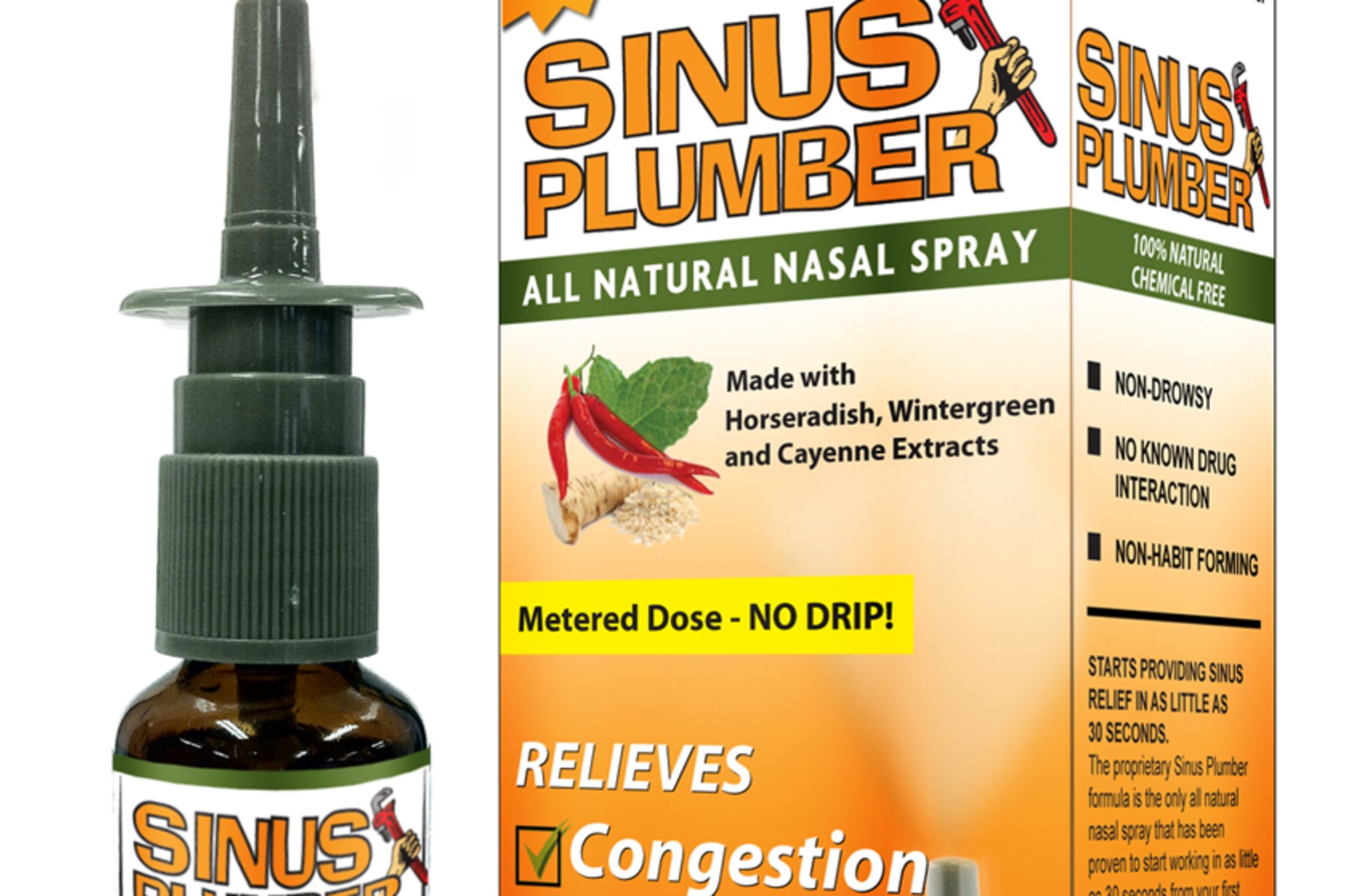 Sinus Plumber Hot Pepper Horseradish Nasal Spray Indiegogo