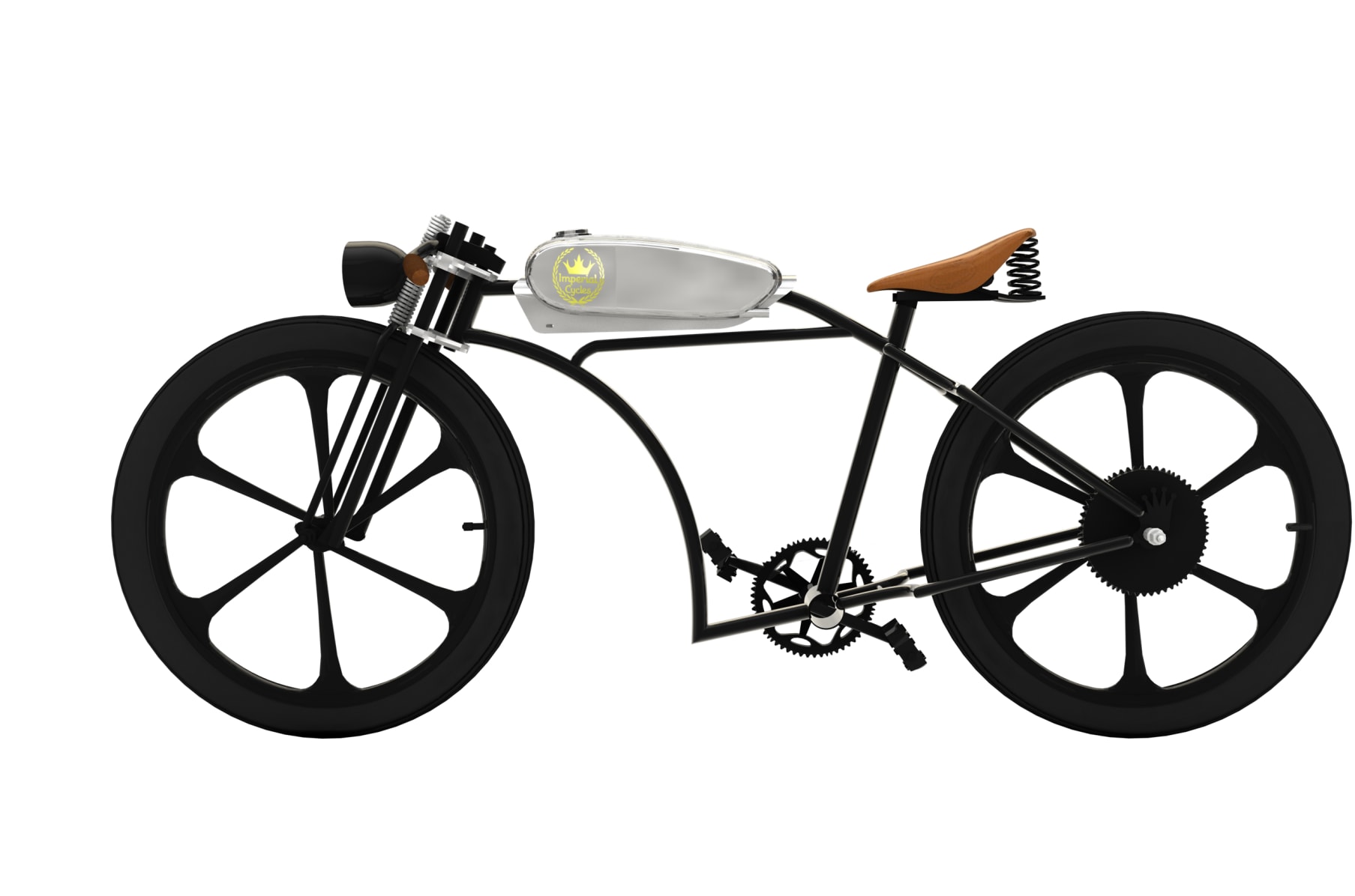 Custom motorized best sale bicycle gas tank