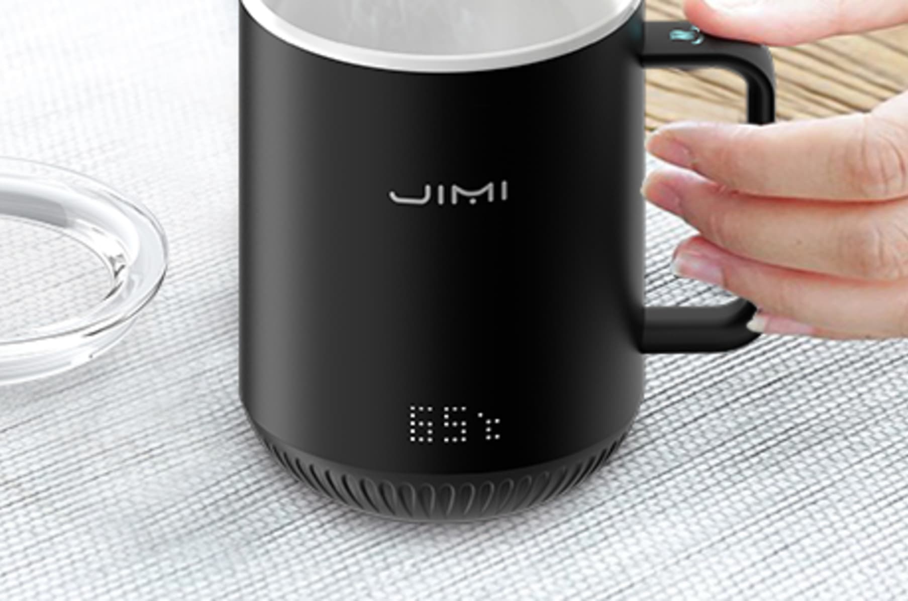 EAST MOUNT Heated Coffee Mug, Temperature Control Smart Coffee Cup
