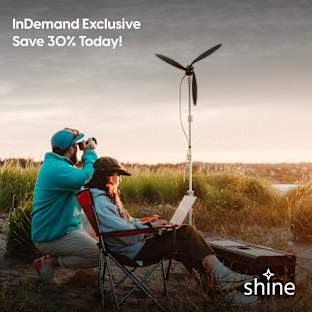 Shine 2.0 Fast Charge Your Devices with Wind Power