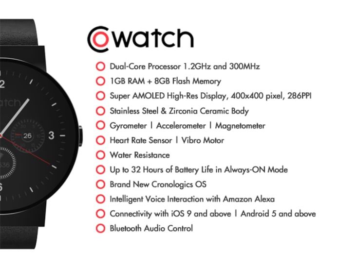 CoWatch The Most Affordable High End Smartwatch Indiegogo