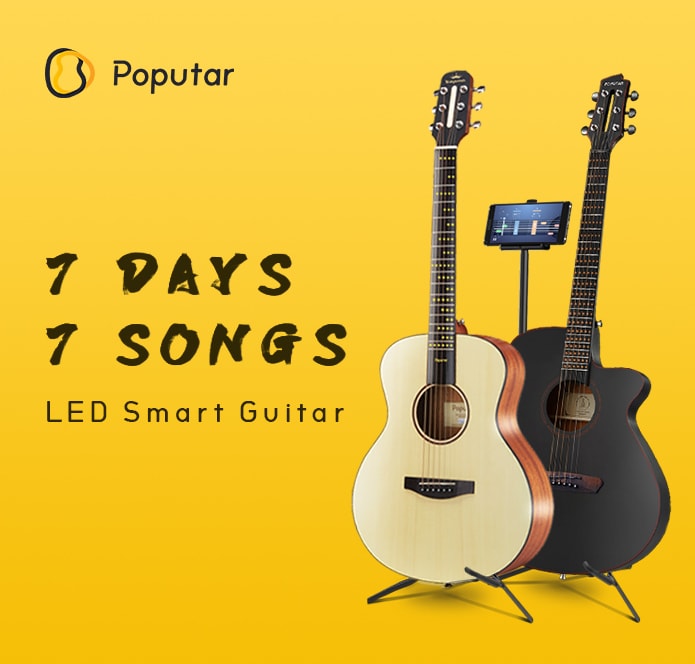 Poputar: A Smart Guitar with Free App for Everyone | Indiegogo