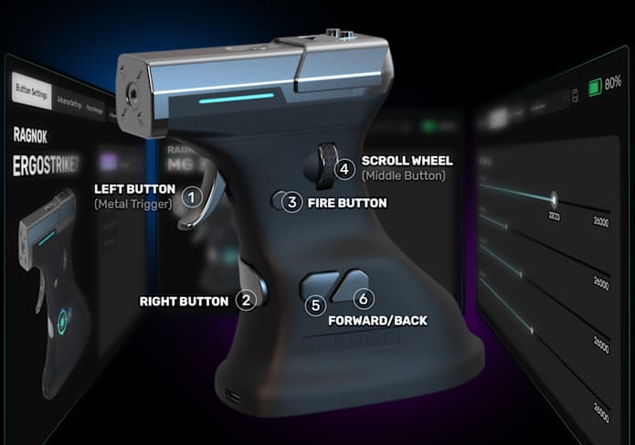 ErgoStrike7: Gun Mouse with FPS-Tailored Recoil | Indiegogo ErgoStrike7: Gun Mouse with FPS-Tailored Recoil | Indiegogo