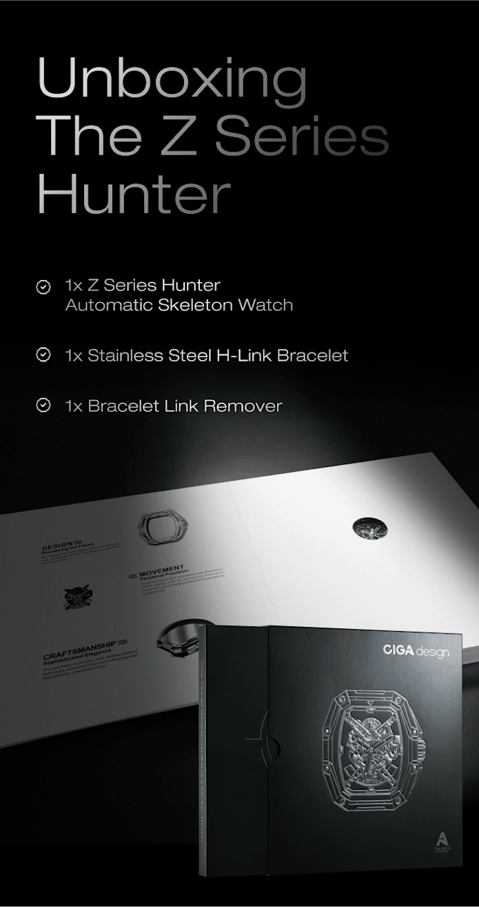 CIGA Design Z Hunter - Automatic Skeleton Watch | Indiegogo