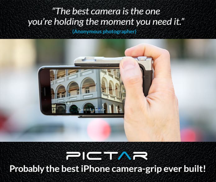 PICTAR. The best iPhone camera-grip ever built! | Indiegogo