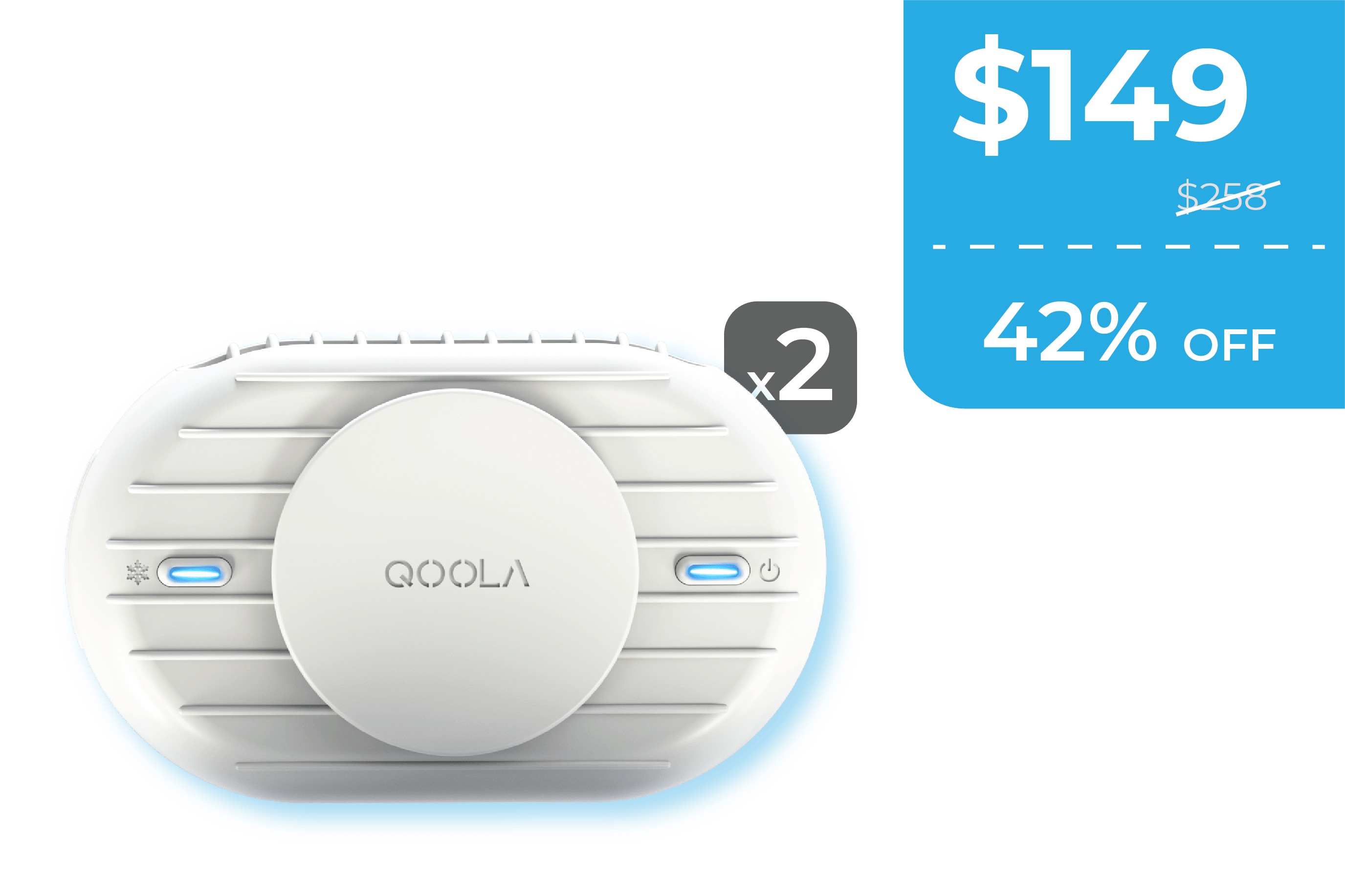 ボディクーラー QOOLA Pro QOOLA Pro - Revamped Wearable Air Conditioner | Indiegogo
