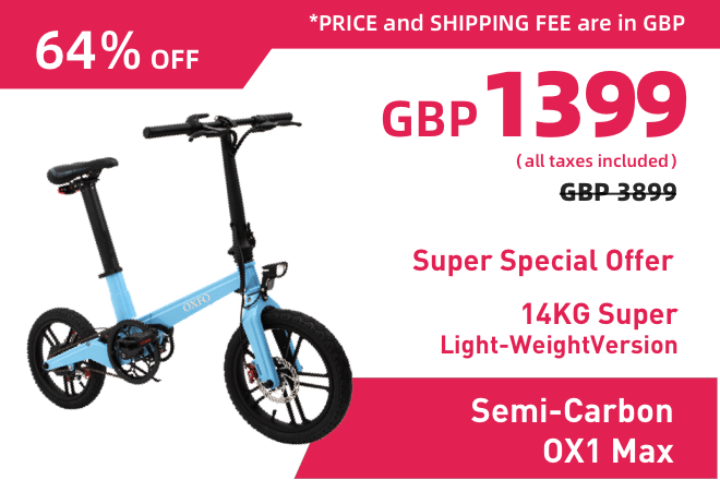 OXFO OX1: The Most Stylish Fold & Roll E-bike | Indiegogo