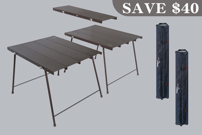 Flexifold Table: Go Further With Lighter Gear | Indiegogo