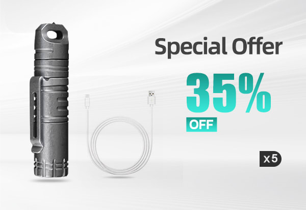 Titanium Rechargeable Quick Release Flashlight | Indiegogo