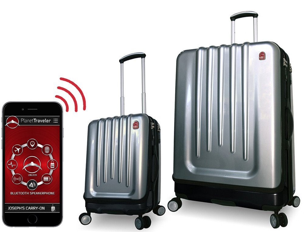 world's most advanced aluminium smart luggage