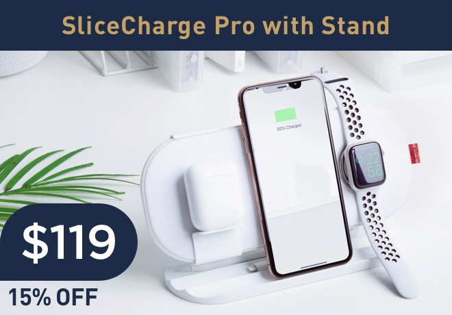 World's 1st 6-coils Wireless Charging Mat Christmas Sale 40%OFF SliceCharge Pro 