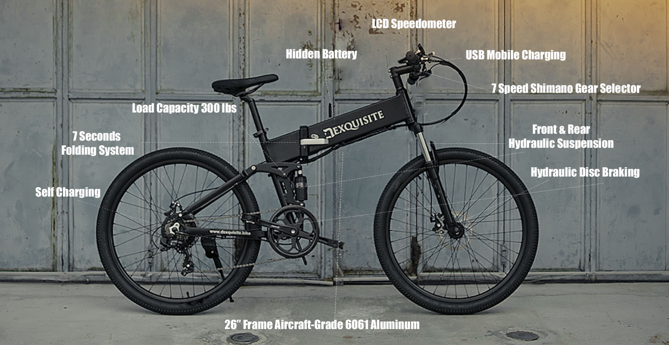Self deals charging bicycle