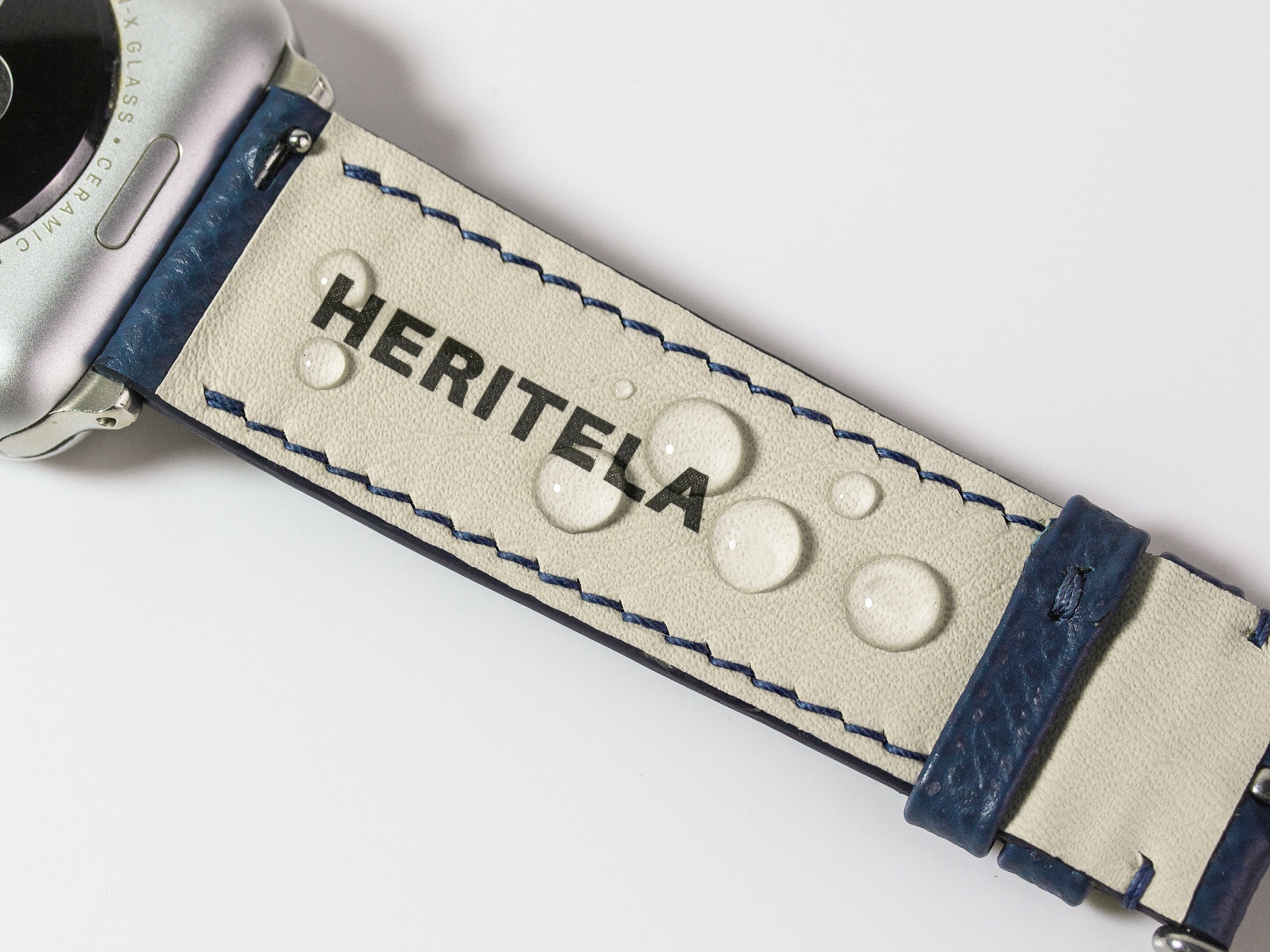 Sweat resistant watch top strap