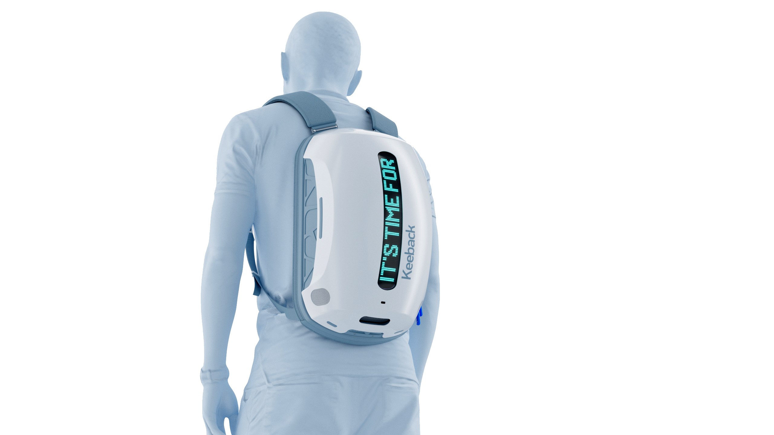 Keeback - futuristic stylish digital backpack | Indiegogo