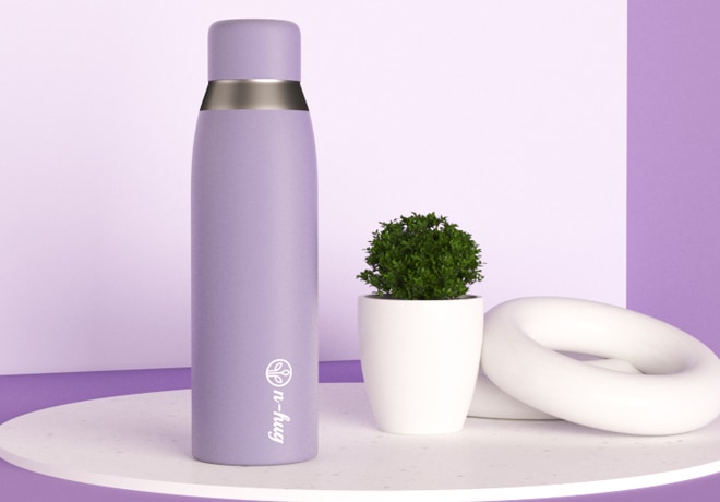 best self cleaning water bottle